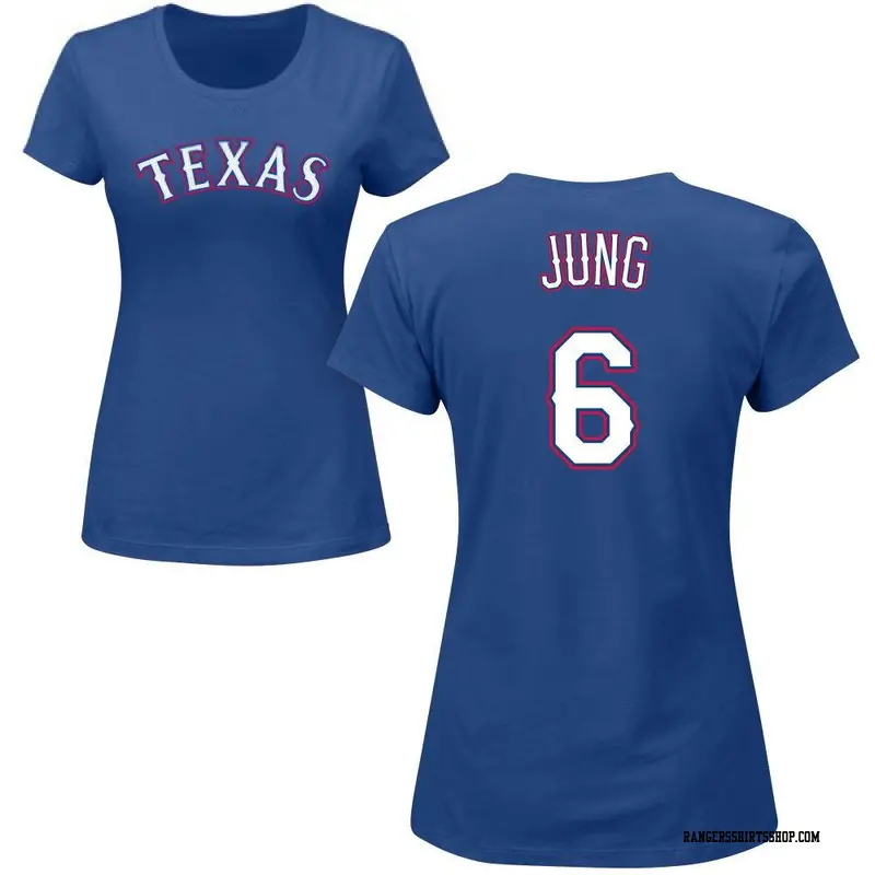 Women's Texas Rangers #6 Josh Jung Cream 2023 City Connect